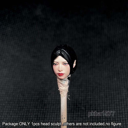 【PRE-ORDER】Premium 1/18 Female Head Sculpt Model For 3.75" Joytoy Acid Rain Action Figure