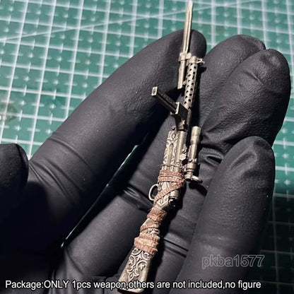 Premium 1/18 Scale Metal Gun Model For 3.75'' Action Figures Joytoy Acid Rain