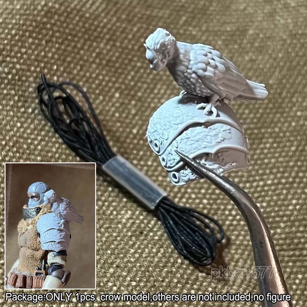 Unpainted 1/18 Crow Model Shoulder Armor For 3.75" Acid Rain Joytoy Acion Figure