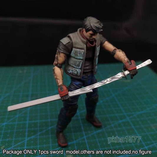 【PRE-ORDER】Handmade 1/18 Metal Sword w Sheath Model For 3.75'' Figure Joytoy Acid Rain bfs