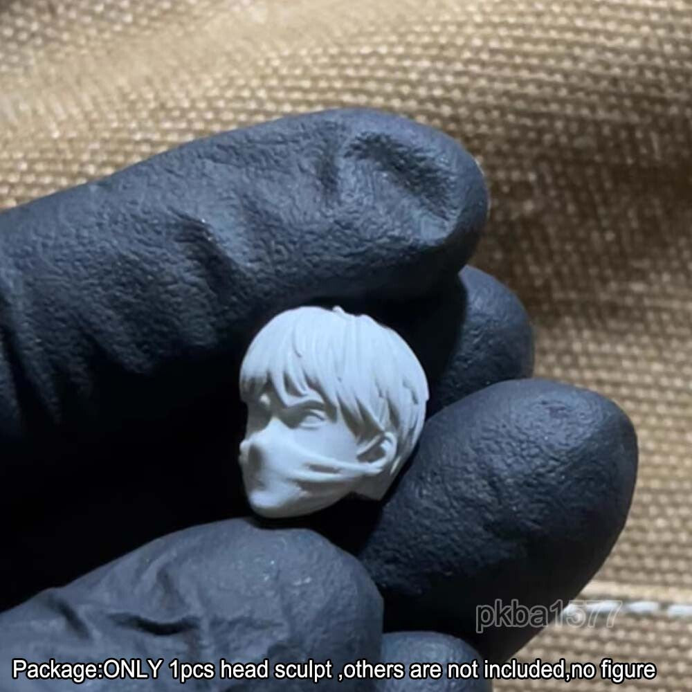 Unpainted 1/18 Young Boy Man Head Sculpt For 3.75 Acid Rain Joytoy Action Figure