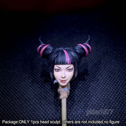 【PRE-ORDER】Premium 1/12 Female Girl Head Sculpt Female Head For 6" jada Action Figure