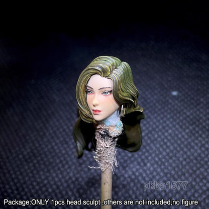 【PRE-ORDER】Premium 1/18 Beauty Female Head Sculpt Soldier Head For 3.75" Action Figure