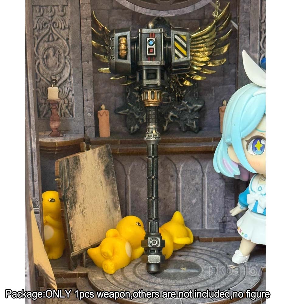 【PRE-ORDER】New Premium Painted Hammer Weapon Model For Joytoy Warhammer Action Figure