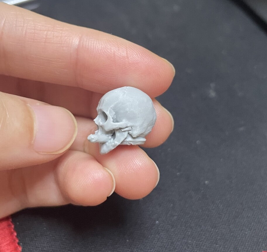 Unpainted 1/18 skull Man Head Sculpt Model For 3.75'' Figure Acid Rain Joytoy