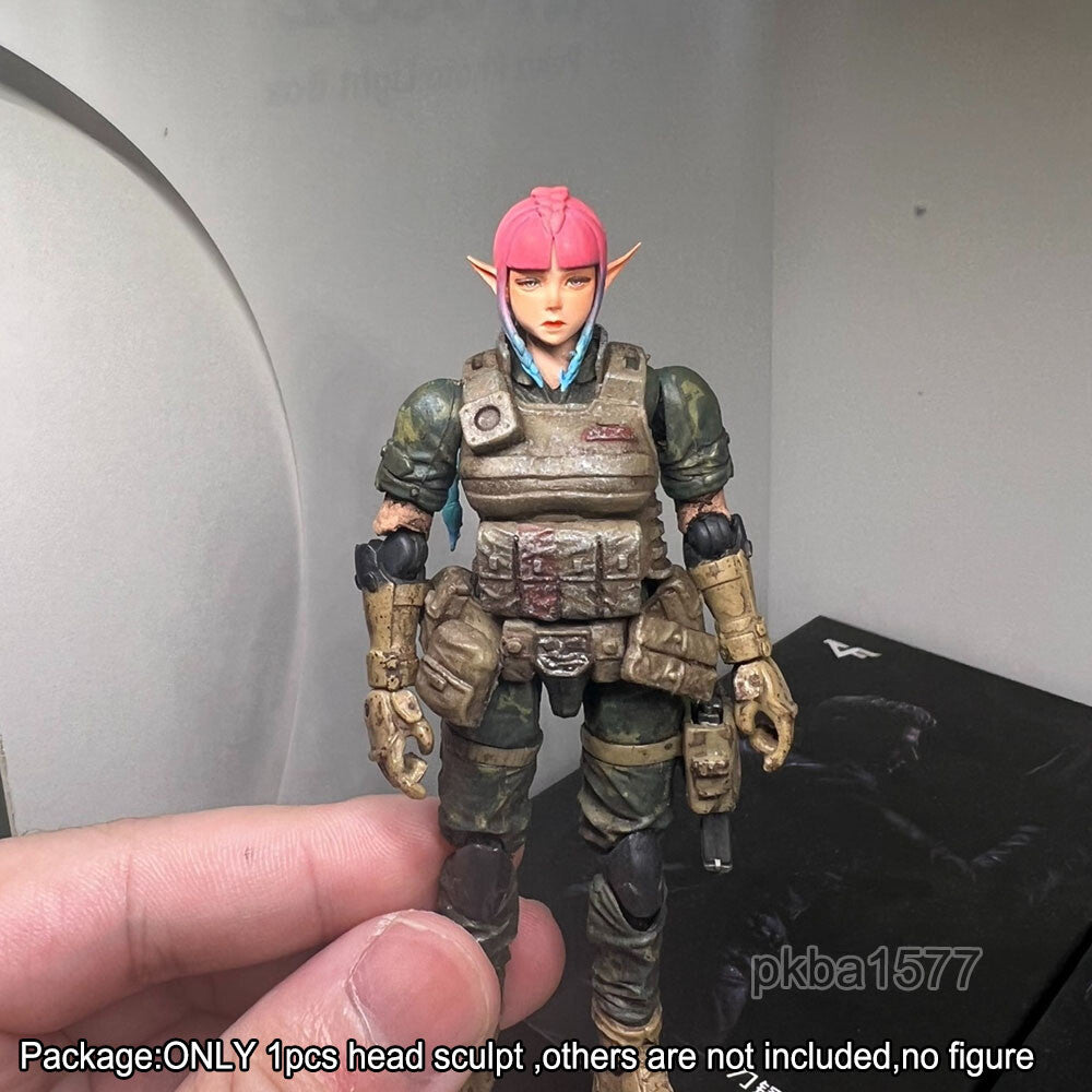 【PRE-ORDER】Premium 1/18 Huntress Female Head Sculpt Soldier Head For 3.75'' Joytoy Figure