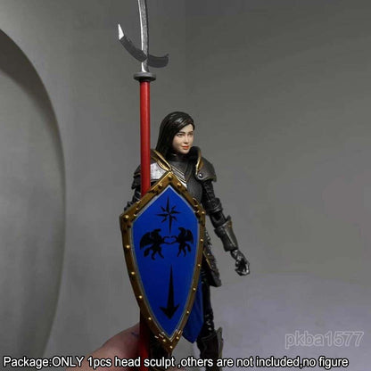 【PRE-ORDER】Premium 1/18 Angelababy Beauty Female Head Sculpt Soldier Head For 3.75" Figure