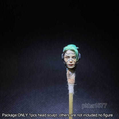 【PRE-ORDER】Cool Premium 1/18 Cyberpunk Female Head Sculpt Soldier Head For 3.75" Figure