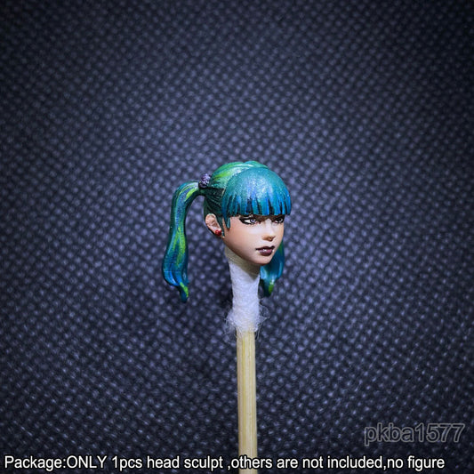 【PRE-ORDER】Premium 1/18 Female Knight Girl Female Head Sculpt Soldier Head For 3.75" Figure