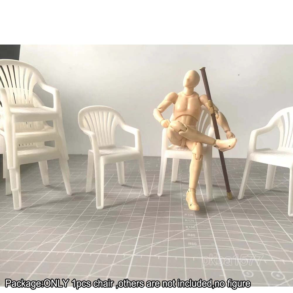 【PRE-ORDER】White 1/12 scale Devil Cry Vergil Chair Model For 6" Action Figure