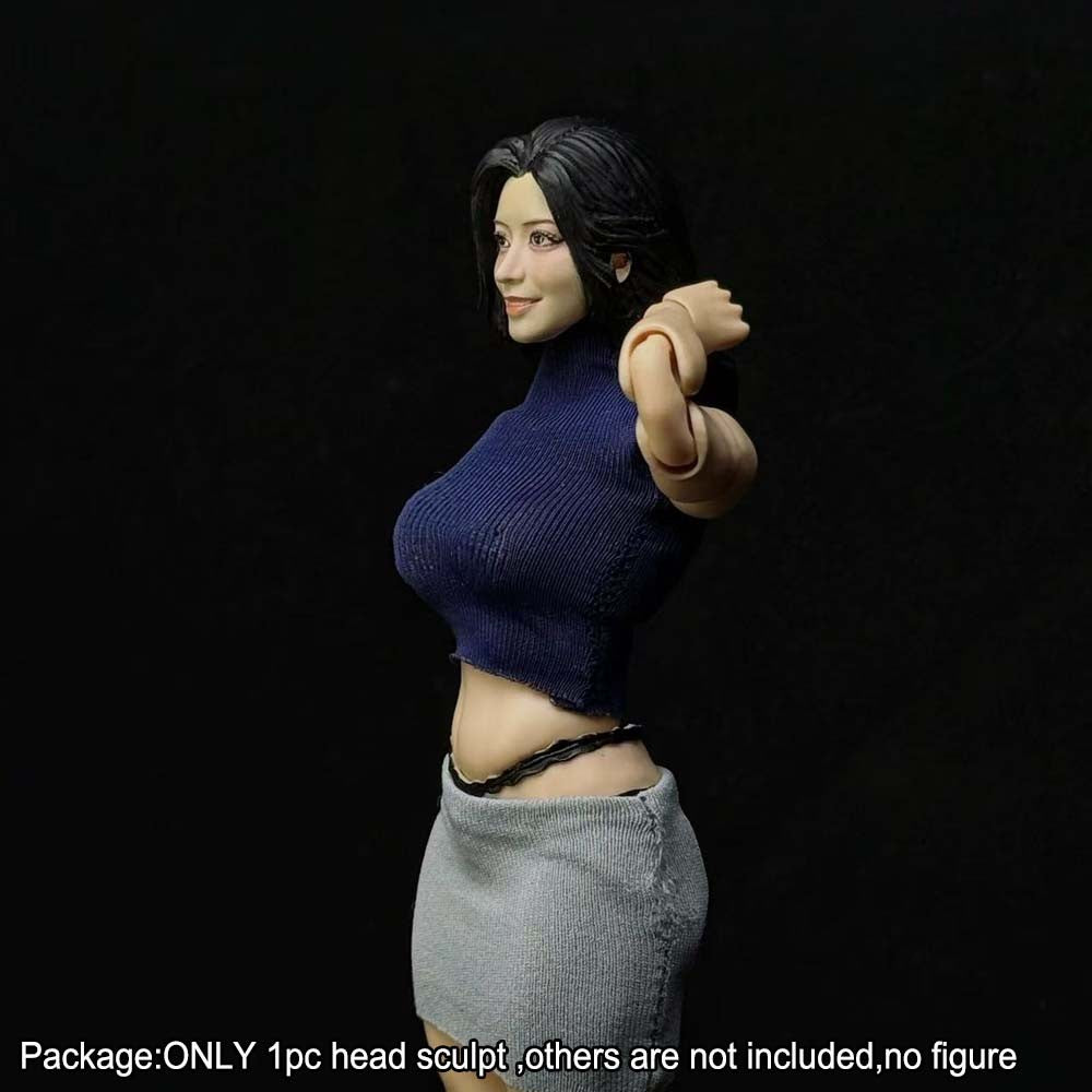 PRE-ORDER Premium Painted 1/12 Female Head Sculpt For DIY 6'' notta nt04 Action Figure