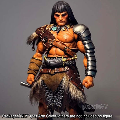 Single Left Premium 1/12 MetalArm Cover Armor For DIY 6'' notaman Action Figure