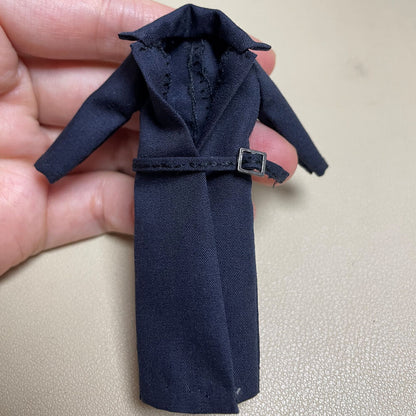 【PRE-ORDER】Handmade 1/18 Cool Lapel Trench Coat Jacket Outwear Clothes For 3.75 Male Figure