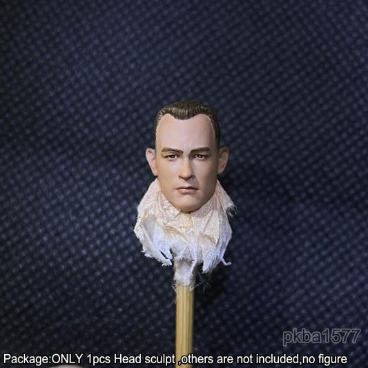 【PRE-ORDER】Premium 1/18 Tom Hanks Head Sculpt Male Soldier Head Model For 3.75" Figure