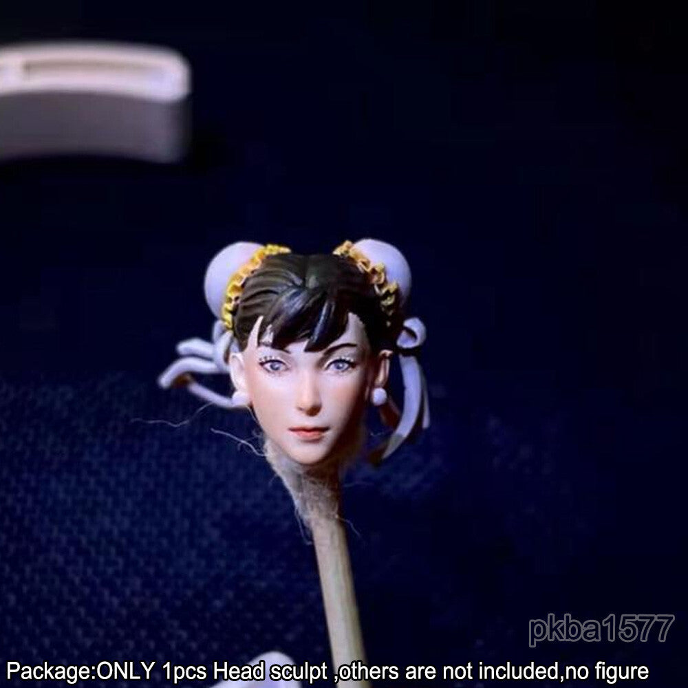 【PRE-ORDER】Premium Painted 1/18 Cute Girl Female Head Sculpt Soldier Head For 3.75" Figure