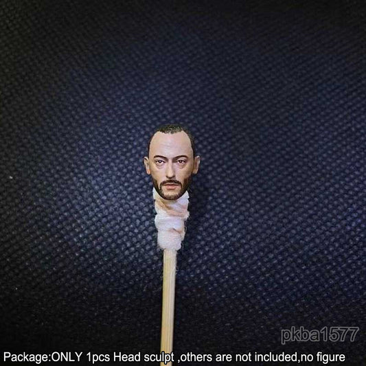 【PRE-ORDER】NEW Premium 1/18 Jean Reno Head Sculpt Man Male Soldier Head For 3.75" Figure