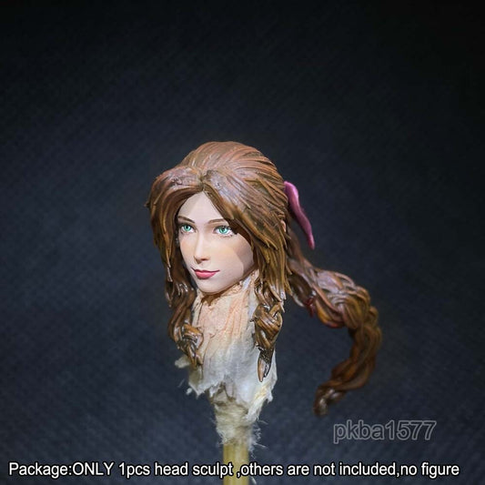 【PRE-ORDER】NEW Premium 1/18 Aeris Female Girl Head Sculpt Soldier Head For 3.75" Figure