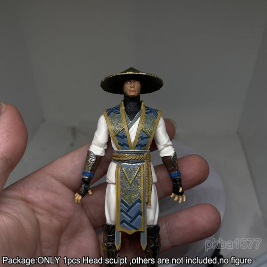 【PRE-ORDER】Premium 1/18 Raiden Head Sculpt w/ Hat Soldier Male Head Model For 3.75" Figure