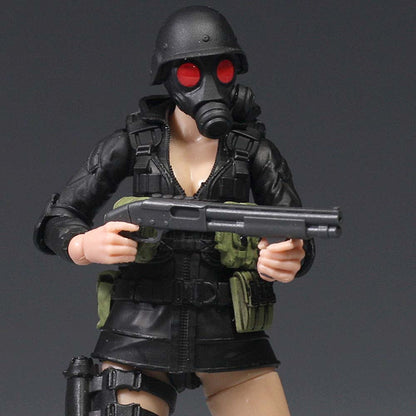 Pre-order New 1/18 Scale 3.75" Female Soldier Action Figure Toy Xmas Gift