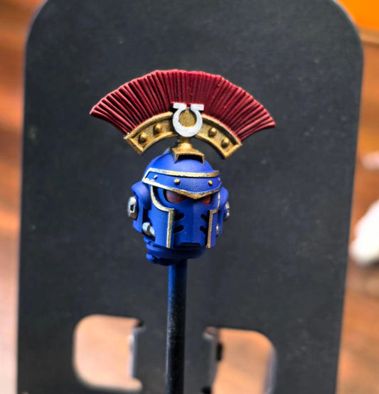 【PRE-ORDER】Premium Ultramarines Man Head Sculpt Mdoel Fit For Joytoy Warhammer 40k Figure