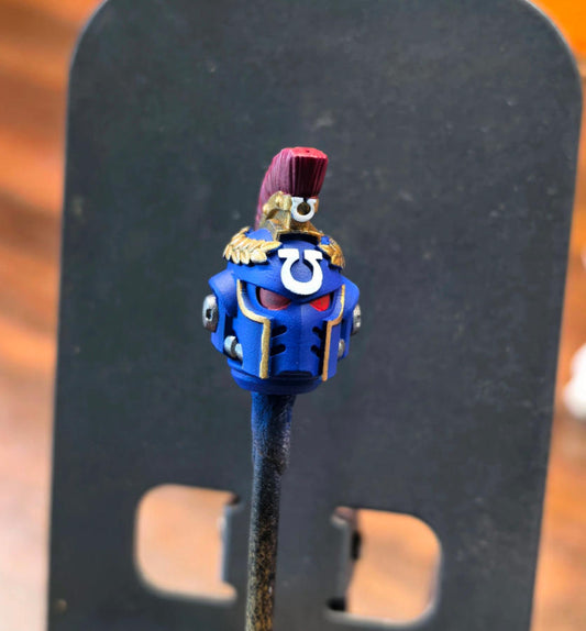 【PRE-ORDER】Premium Ultramarines Man Head Sculpt Mdoel For Joytoy Warhammer 40 Figure