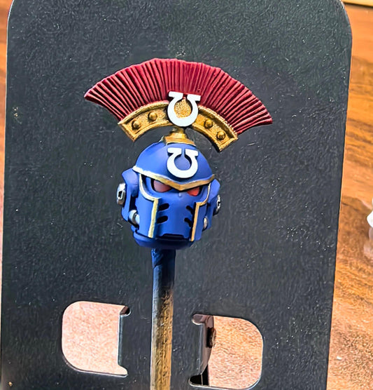 【PRE-ORDER】Premium Ultramarines Man Head Sculpt Mdoel For Joytoy Warhammer Action Figure