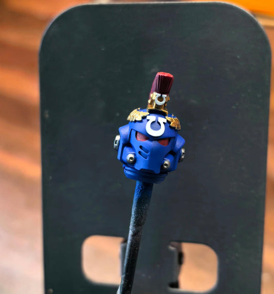 【PRE-ORDER】Premium Ultramarines Man Head Sculpt Mdoel For Joytoy Warhammer Action Figure