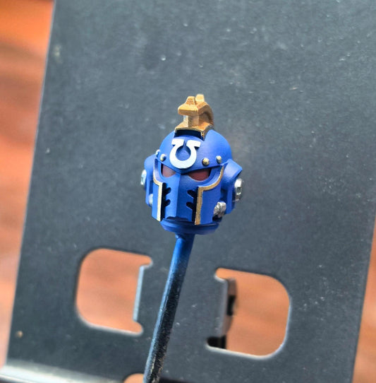 【PRE-ORDER】Premium Ultramarines Man Head Sculpt Mdoel For Joytoy Warhammer Action Figure