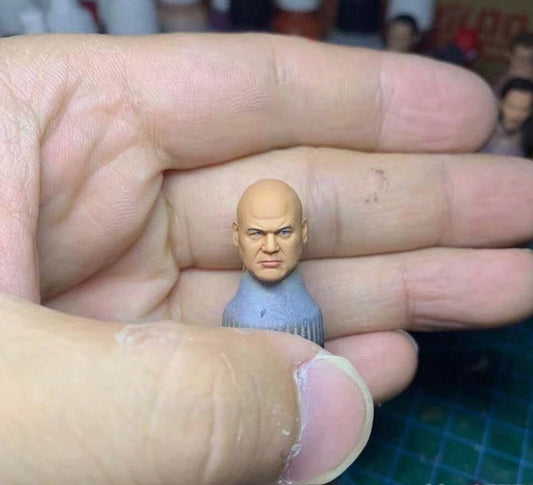 【PRE-ORDER】Premium 1/18 Kingpin Soldier Man Head Sculpt Male Head Model For 3.75'' Figure