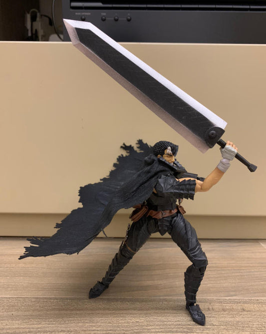 【PRE-ORDER】Painted 1/12 Guts Dragon Slayer Sword Weapon For 6" Figure 3Atoys shf figma Mezco