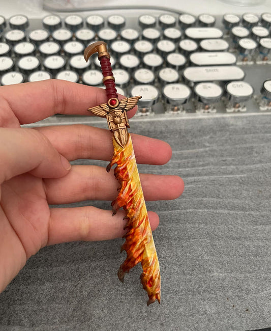 【PRE-ORDER】Premium Painted Sword Weapon For Joytoy Warhammer 40k Action Figure