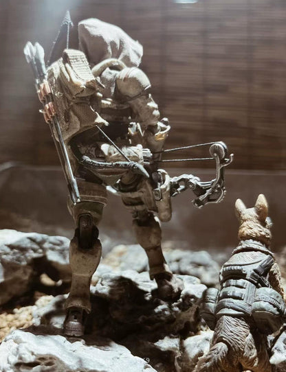 Unpainted 1/18 Bow and Arrows Bag For 3.75'' Planet Green Valley Action Figure