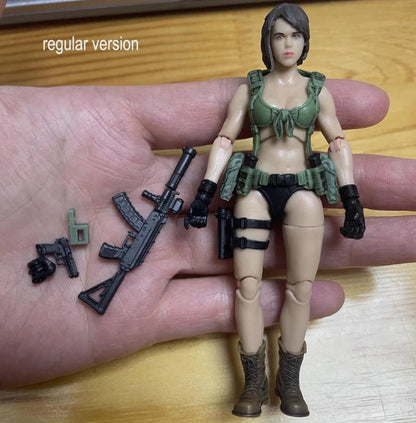2pcs Quiet Female Action Figures