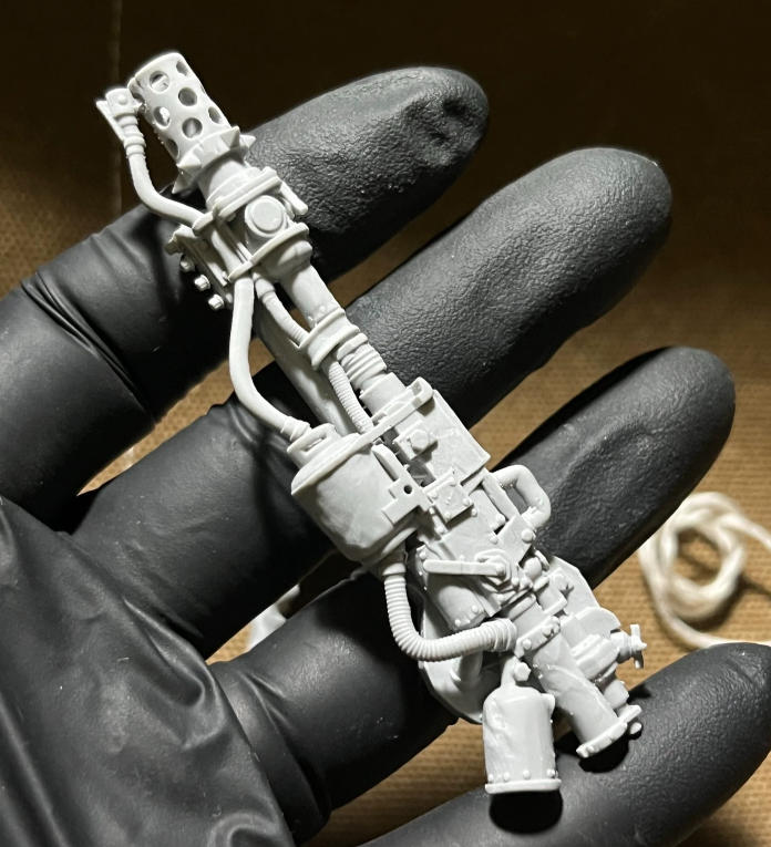 Unpainted 1/18 Punk Guitar Model For 3.75'' Acid Rain Joytoy Action Figure