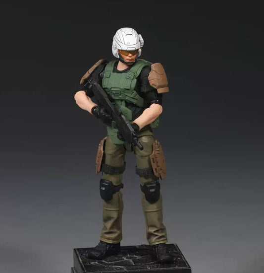【PRE-ORDER】Premium 1/18 3.75" halo Marine Army Man Soldier Action Figure Toy Xmas Gift