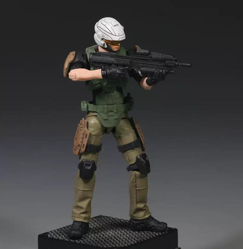 【PRE-ORDER】Premium 1/18 3.75" halo Marine Army Man Soldier Action Figure Toy Xmas Gift