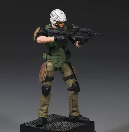 【PRE-ORDER】Premium 1/18 3.75" halo Marine Army Man Soldier Action Figure Toy Xmas Gift
