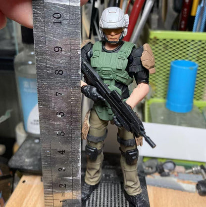 【PRE-ORDER】Premium 1/18 3.75" halo Marine Army Man Soldier Action Figure Toy Xmas Gift