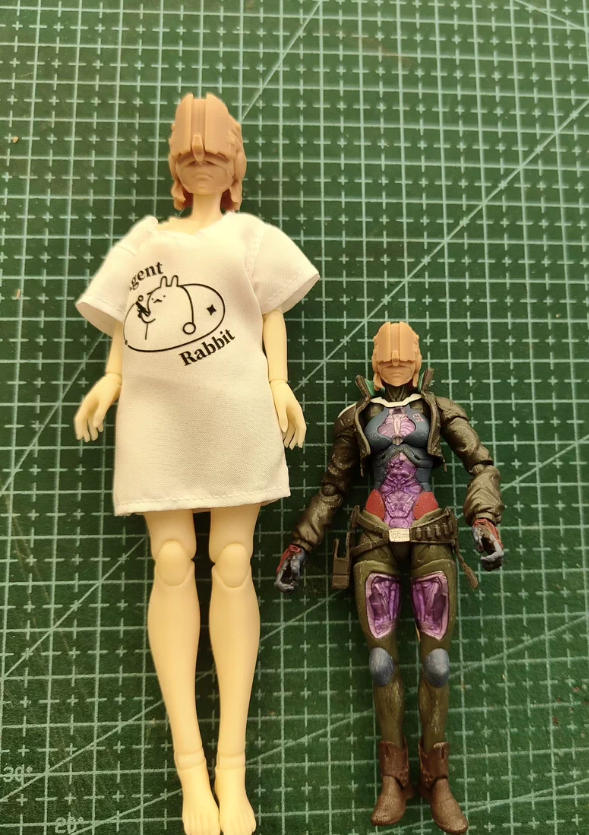 Unpainted 1/18 1/12 Female Girl Head Sculpt Model For 3.75” 6" Action Figure