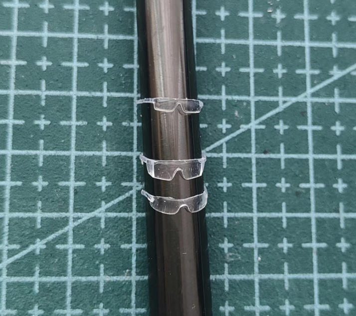 5pcs Unpainted 1/18 Eye Glasses Decor For 3.75" Action Figure Joytoy Acid Rain