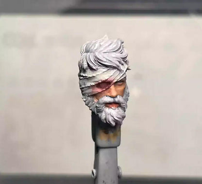 【PRE-ORDER】Premium 1/18 Gauze Bandage Man Hat Head Sculpt Soldier Head For 3.75" Figure