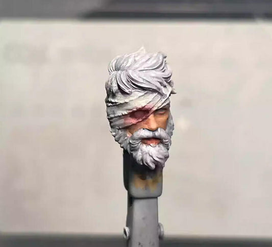 【PRE-ORDER】Premium 1/18 Gauze Bandage Man Hat Head Sculpt Soldier Head For 3.75" Figure