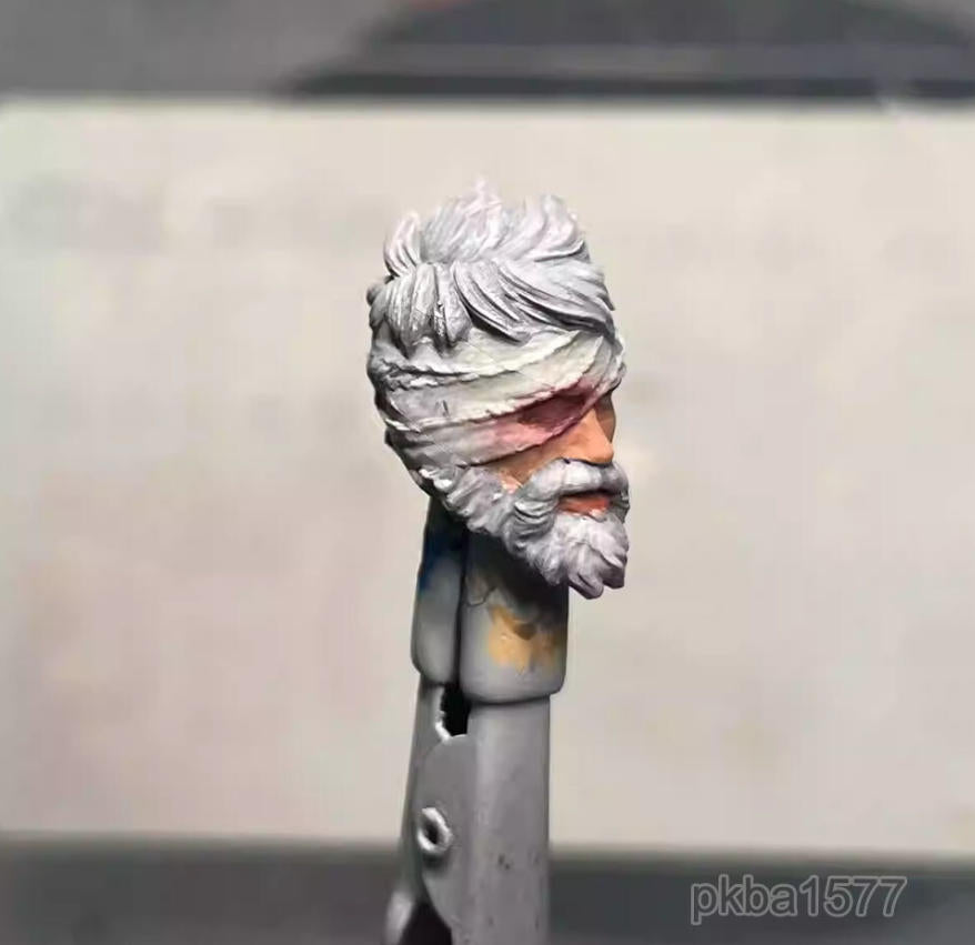 【PRE-ORDER】Premium 1/18 Gauze Bandage Man Hat Head Sculpt Soldier Head For 3.75" Figure