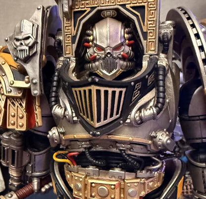 【PRE-ORDER】 Premium Painted 1/18 Man Head Sculpt For Joytoy Iron Warrior Perturabo Figure