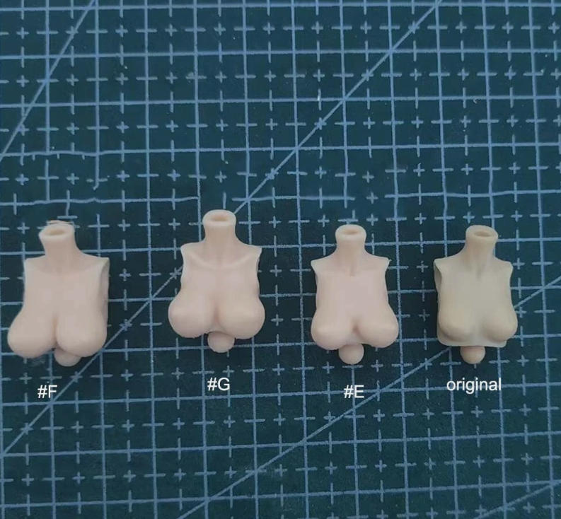 Fit For 3.75'' Planet Green Valley Action Figure 1/18 Female Chest Torso Model