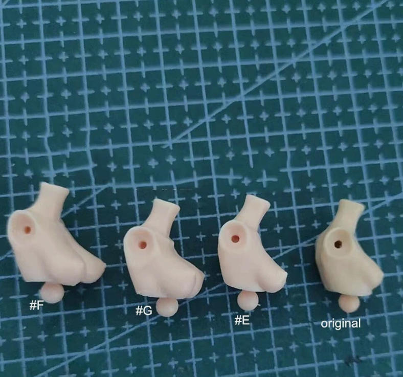 Fit For 3.75'' Planet Green Valley Action Figure 1/18 Female Chest Torso Model