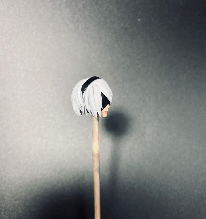 【PRE-ORDER】Premium Painted 1/18 2b Female Head Sculpt Soldier Head For 3.75" Acid Rain Figure