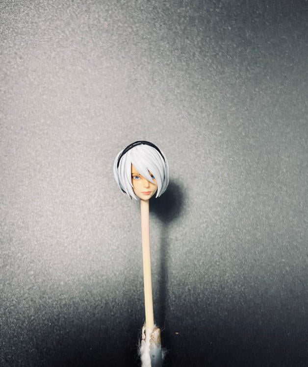 【PRE-ORDER】Premium Painted 1/18 2b Female Head Sculpt Soldier Head For 3.75" Acid Rain Figure