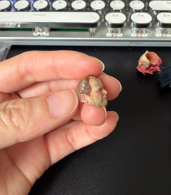 【PRE-ORDER】Premium Painted 1/18 Scale Custom Man Head Sculpt Model For 3.75" Action Figure