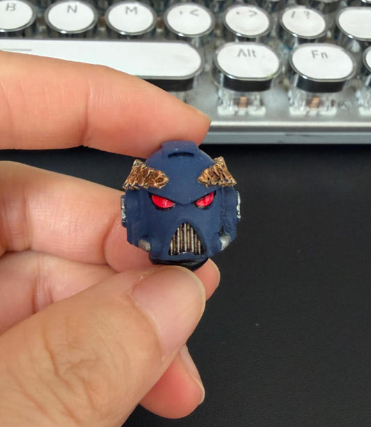 【PRE-ORDER】Premium 1/18 Blue Soldier Head Sculpt For Joytoy Ultramarines Figure